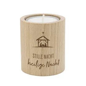 Produktbild des Artikels Teelichthalter "Stille Nacht, Heilige Nacht" ()
