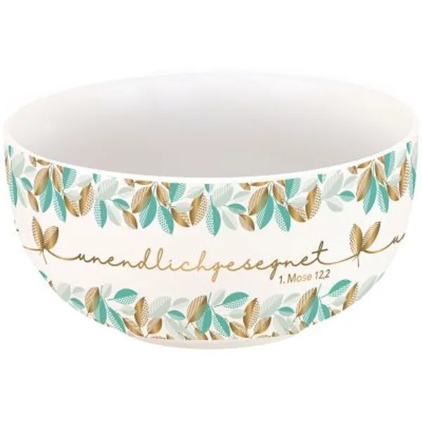 Produktbild des Artikels Müslischale "unendlich gesegnet" (Gold-Edition) ()