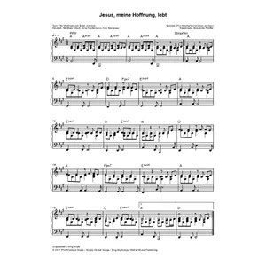Produktbild des Artikels Jesus meine Hoffnung lebt (Noten - Download)