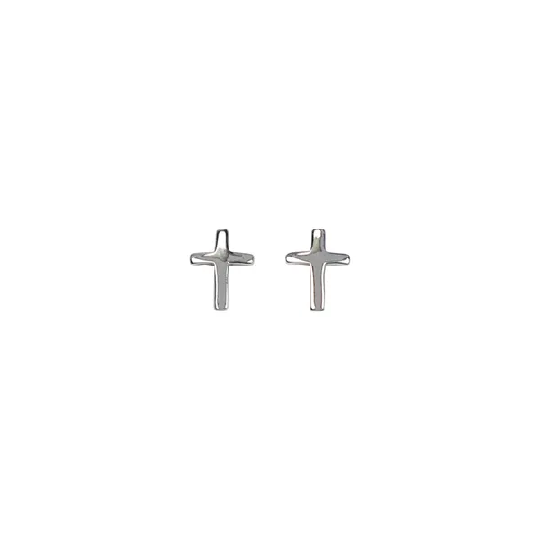 Produktbild des Artikels Ohrstecker "Kreuz" silber ()