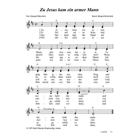 Produktbild des Artikels Zu Jesus kam ein armer Mann (Noten - Download)