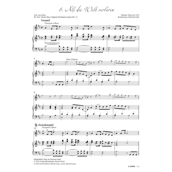 Produktbild des Artikels Als die Welt verloren (Noten - Download)