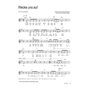 Produktbild des Artikels Wecke uns auf (Noten - Download)