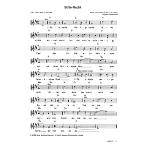 Produktbild des Artikels Stille Nacht, heilige Nacht (Noten - Download)