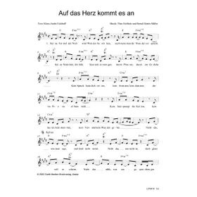 Produktbild des Artikels Auf das Herz kommt es an (Noten - Download)