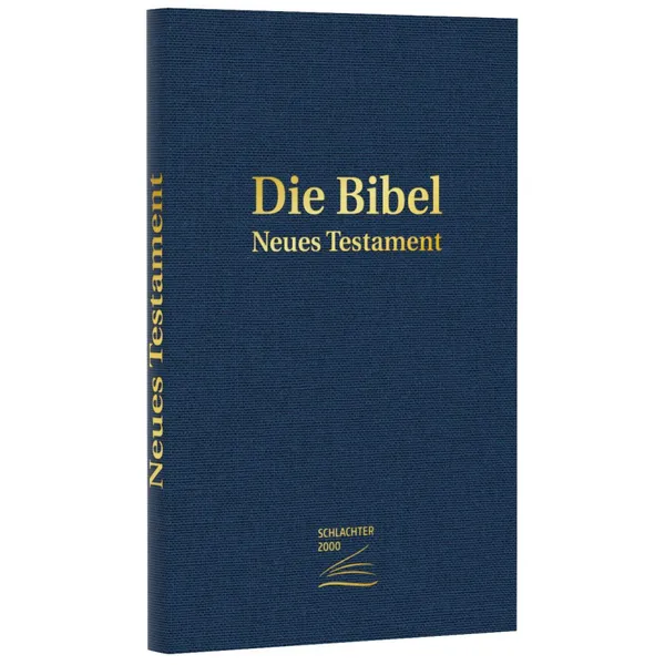 Produktbild des Artikels Schlachter 2000 - Neues Testament (dunkelblau, Goldprägung) (Bibel - Taschenbuch)