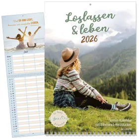Produktbild des Artikels Loslassen & leben 2026 - Wandkalender (Kalender - Spiralbindung)