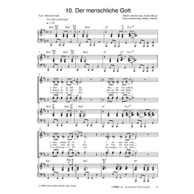 Produktbild des Artikels Der menschliche Gott (Noten - Download)