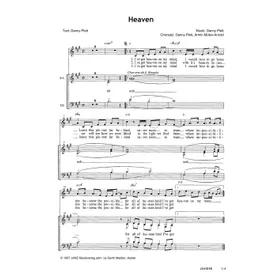 Produktbild des Artikels Heaven (Noten - Download)