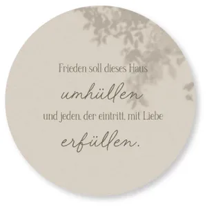 Produktbild des Artikels Wandschmuckbild: Frieden - 25cm ()