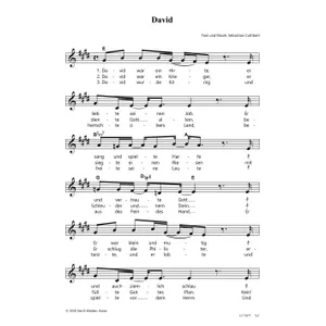 Produktbild des Artikels David (Noten - Download)
