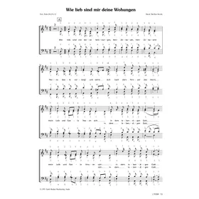 Produktbild des Artikels Wie lieb sind mir deine Wohnungen (Noten - Download)