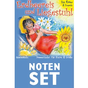 Produktbild des Artikels Erdbeereis und Liegestuhl (Noten-Set) (Noten - Download)