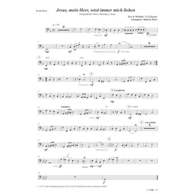 Produktbild des Artikels Jesus, mein Herr, wird immer mich lieben (Kontrabass) (Noten - Download)