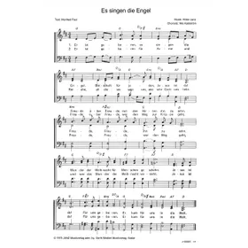 Produktbild des Artikels Es singen die Engel (Noten - Download)