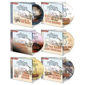 Produktbild des Artikels Paket "Abenteuerfluss" - 6 CDs (Hörbuch/Hörspiel - MP3-CD)