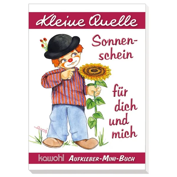 Produktbild des Artikels Aufkleber-Mini-Buch "Sonnenschein für dich und mich" (Buch)