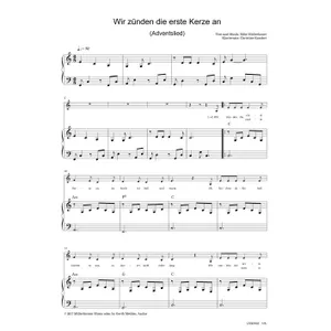 Produktbild des Artikels Wir zünden die erste Kerze an (Noten - Download)