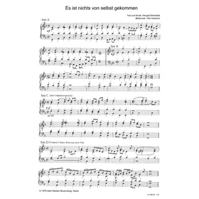 Produktbild des Artikels Es ist nichts von selbst gekommen (Noten - Download)