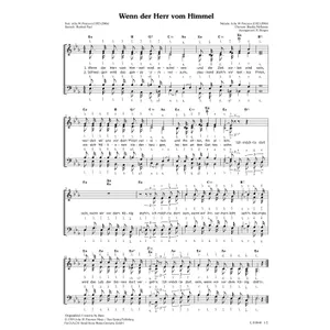 Produktbild des Artikels Wenn der Herr vom Himmel (Noten - Download)