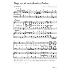 Produktbild des Artikels Singet froh, wir haben Grund zum Danken (Noten - Download)