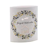 Stimmungsbild zu LED-Papierlampe "Gesegnete Weihnachten"