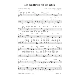 Produktbild des Artikels Mit den Hirten will ich gehen (Noten - Download)
