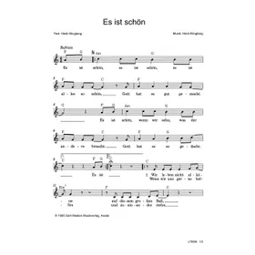 Produktbild des Artikels Es ist schön (Noten - Download)