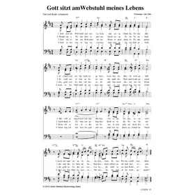 Produktbild des Artikels Gott sitzt am Webstuhl meines Lebens (Noten - Download)