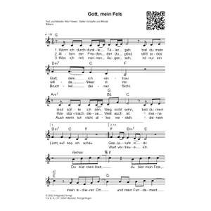 Produktbild des Artikels Gott mein Fels (Noten - Download)
