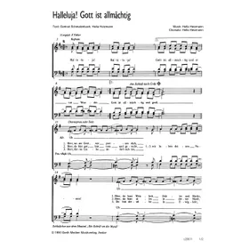 Produktbild des Artikels Halleluja! Gott ist allmächtig (Noten - Download)