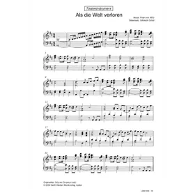 Produktbild des Artikels Als die Welt verloren (Klavier) (Noten - Download)