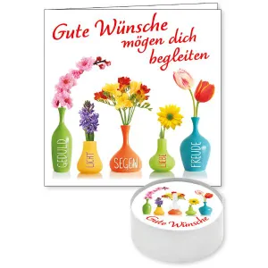 Produktbild des Artikels Lichtgruß "Gute Wünsche mögen dich begleiten" ()