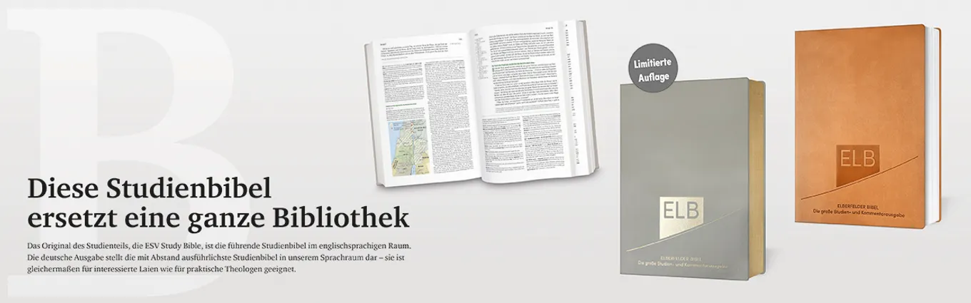 Banner zu Elberfelder Bibel. Die große Studien- und Kommentarausgabe