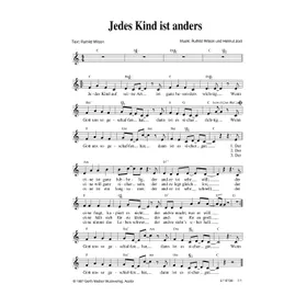 Produktbild des Artikels Jedes Kind ist anders (Noten - Download)