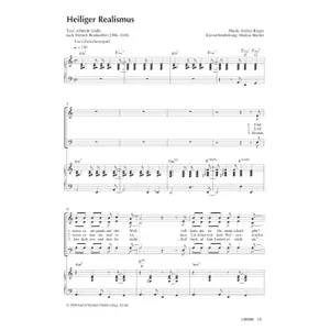 Produktbild des Artikels Heiliger Realismus (Noten - Download)