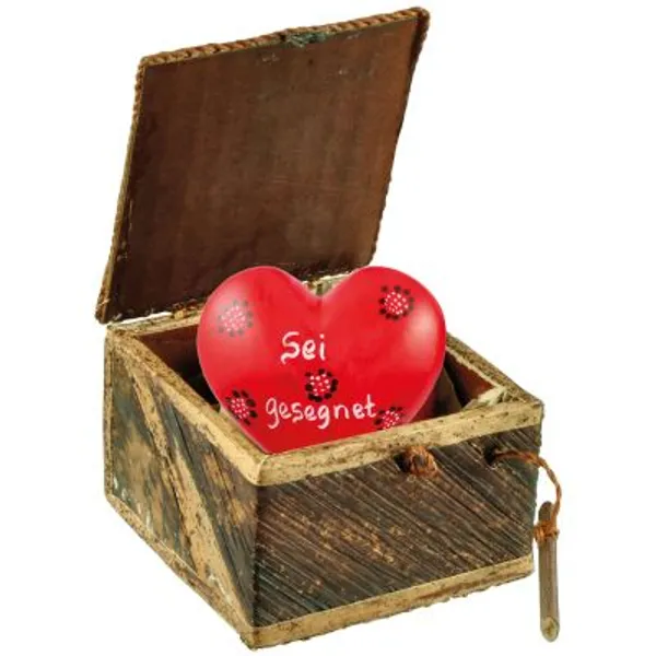 Produktbild des Artikels Geschenk-Box mit Herz  - Sei gesegnet ()