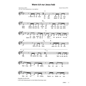 Produktbild des Artikels Wenn ich nur Jesus hab (Noten - Download)