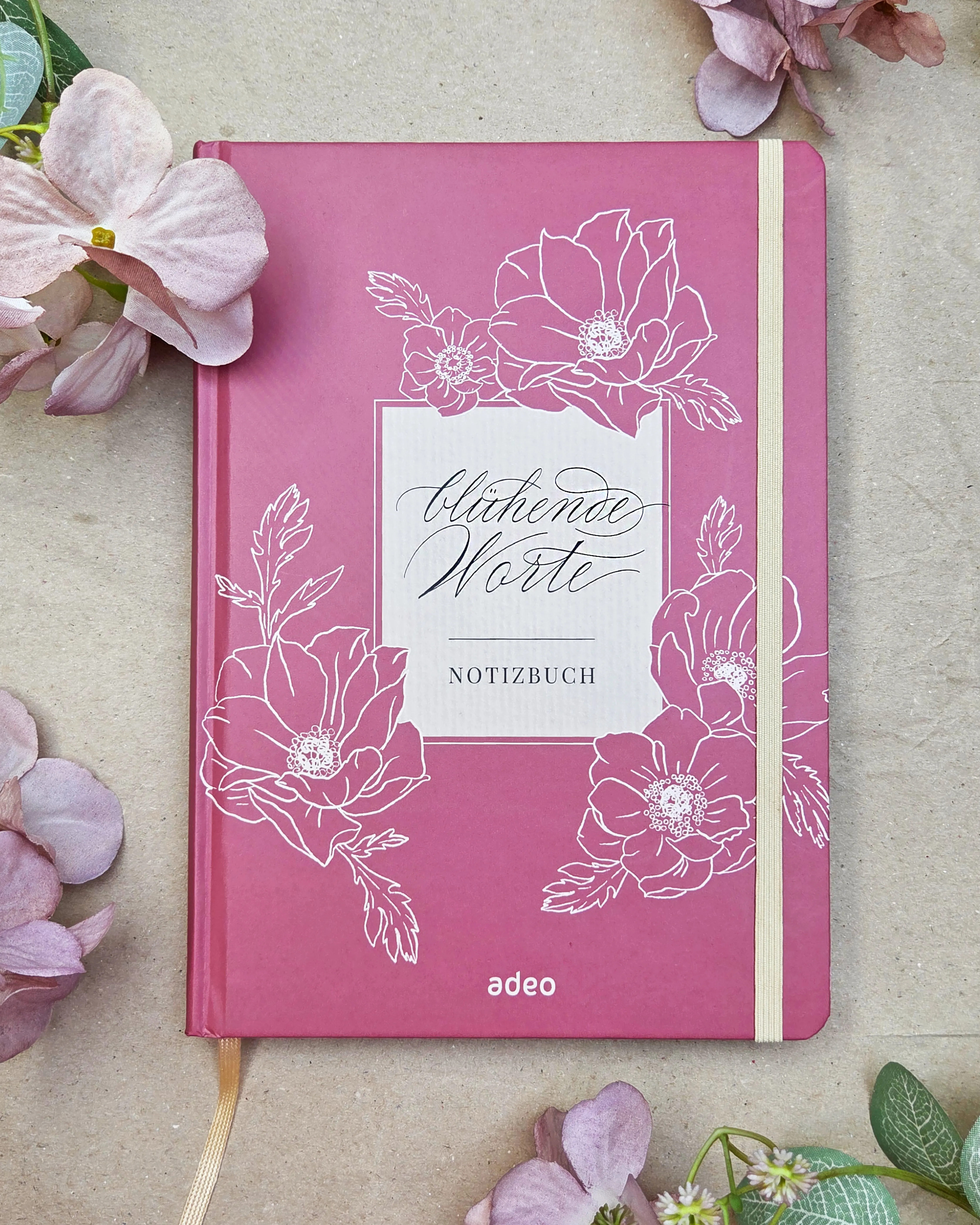 Blühende Worte Notizbuch