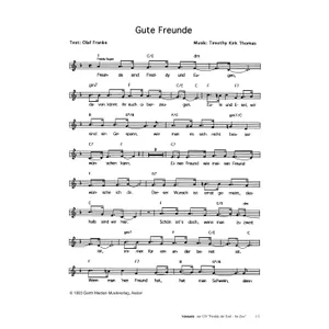 Produktbild des Artikels Gute Freunde (Noten - Download)