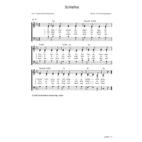 Produktbild des Artikels Schlaflos (Noten - Download)