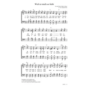 Produktbild des Artikels Weil er mich so liebt (Noten - Download)