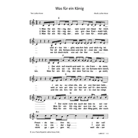 Produktbild des Artikels Was für ein König (Noten - Download)