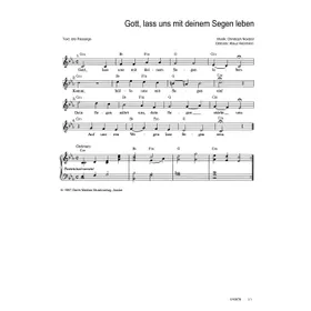 Produktbild des Artikels Gott, lass uns mit deinem Segen leben (Noten - Download)