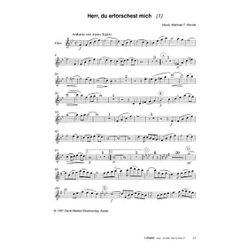 Produktbild des Artikels Herr, du erforschest mich (Flöte) (Noten - Download)