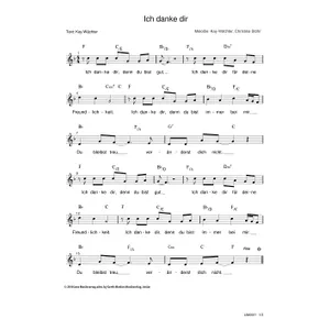 Produktbild des Artikels Ich danke dir (Noten - Download)