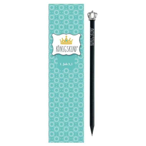 Produktbild des Artikels Bleistift und Lesezeichen "Königskind" (Schreibwaren)
