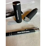 Stimmungsbild zu Mein Gott kann. – Kugelschreiber im Etui