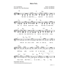 Produktbild des Artikels Mein Fels (Noten - Download)