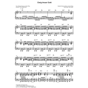 Produktbild des Artikels Ewig treuer Gott (Noten - Download)